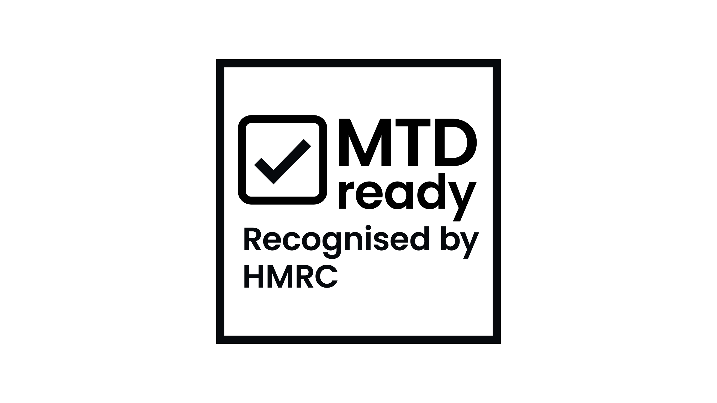 MTD ready, recognised by HMRC, reference E2T9RV